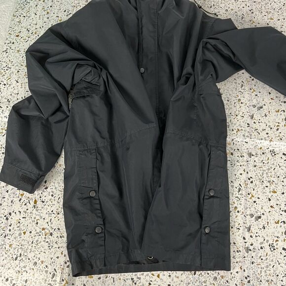 Outback Trading Company Men's Packable Parka Pak-a-roo Rain Jacket XLarge Black - Picture 8 of 11